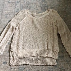Cream sweater